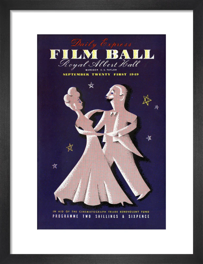The Daily Express Film Ball, The Cinematograph Trade Benevolent Fund Art Print