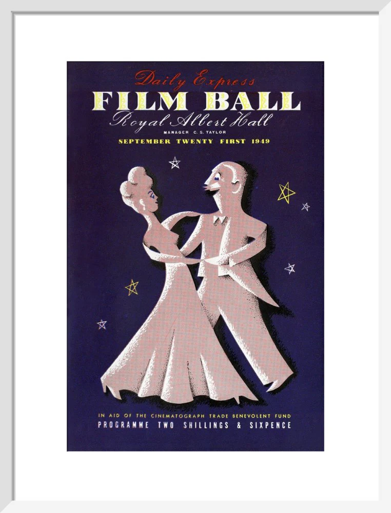 The Daily Express Film Ball, The Cinematograph Trade Benevolent Fund Art Print - Image 10