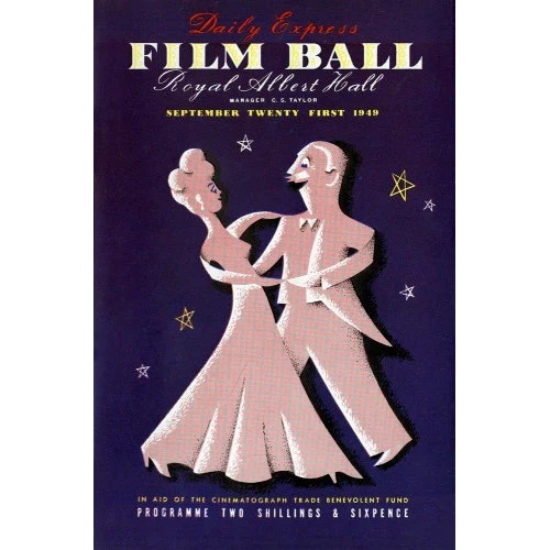 The Daily Express Film Ball, The Cinematograph Trade Benevolent Fund Art Print - Image 2