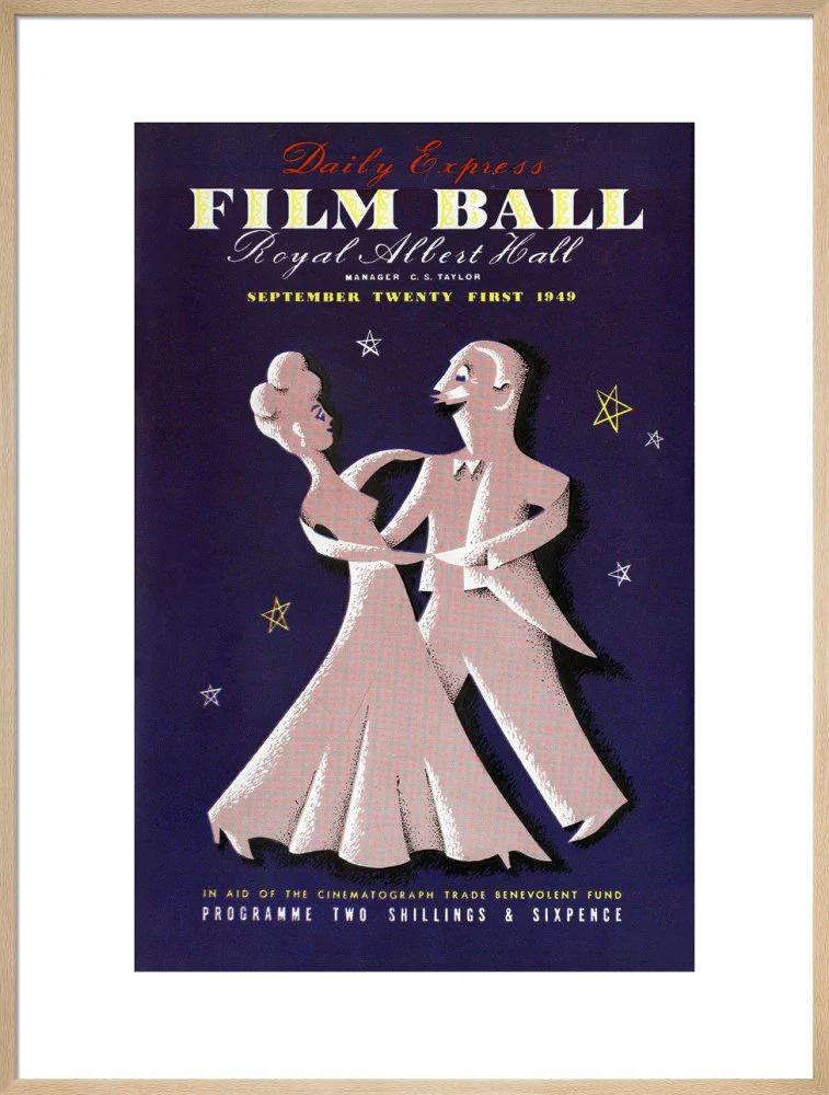The Daily Express Film Ball, The Cinematograph Trade Benevolent Fund Art Print - Image 22