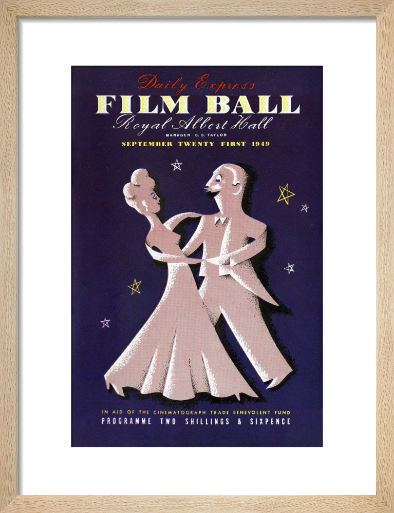The Daily Express Film Ball, The Cinematograph Trade Benevolent Fund Art Print - Image 26