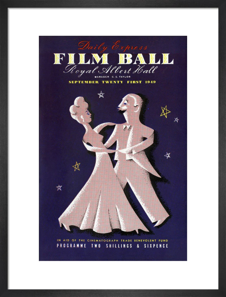 The Daily Express Film Ball, The Cinematograph Trade Benevolent Fund Art Print - Image 28