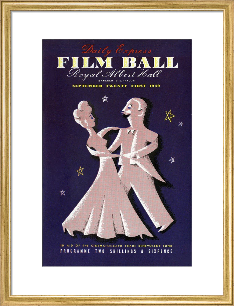 The Daily Express Film Ball, The Cinematograph Trade Benevolent Fund Art Print - Image 30