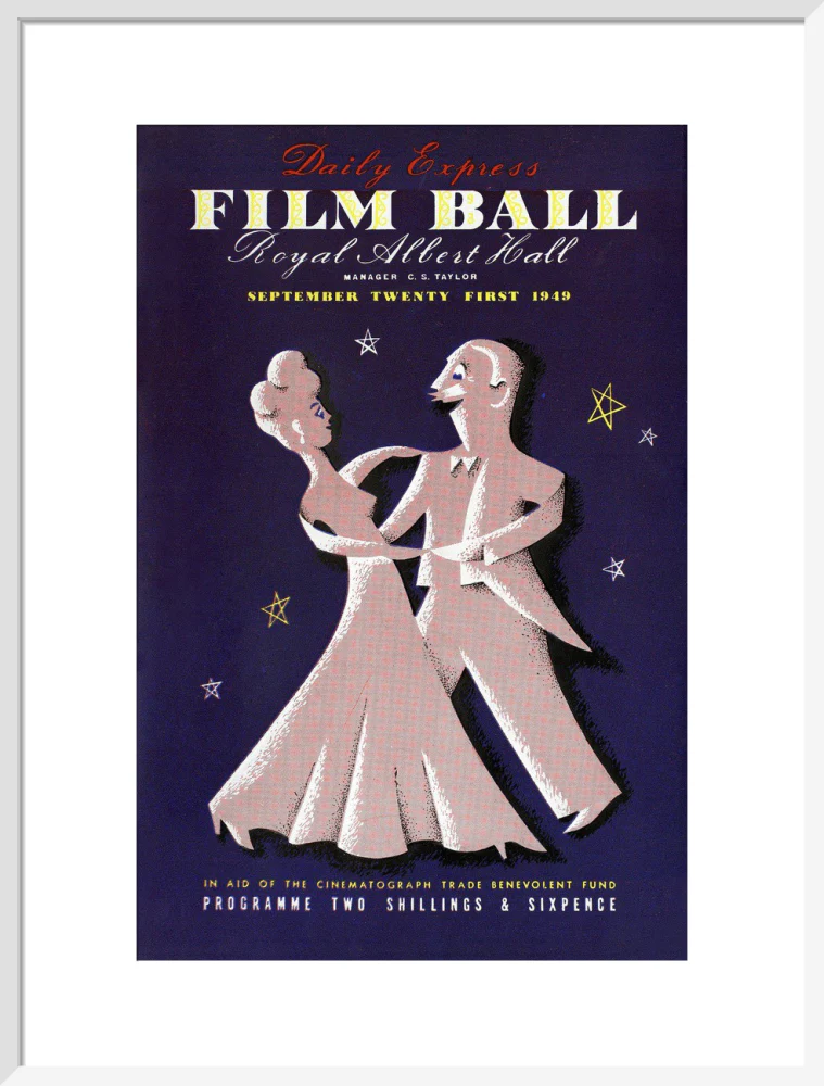 The Daily Express Film Ball, The Cinematograph Trade Benevolent Fund Art Print - Image 34