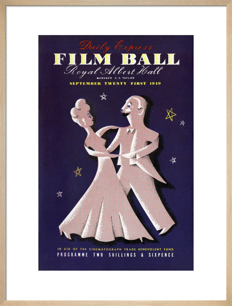 The Daily Express Film Ball, The Cinematograph Trade Benevolent Fund Art Print - Image 36