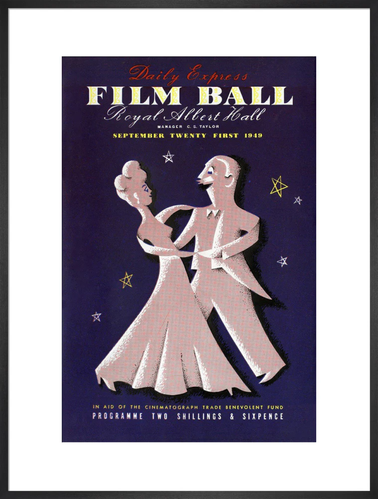 The Daily Express Film Ball, The Cinematograph Trade Benevolent Fund Art Print - Image 38