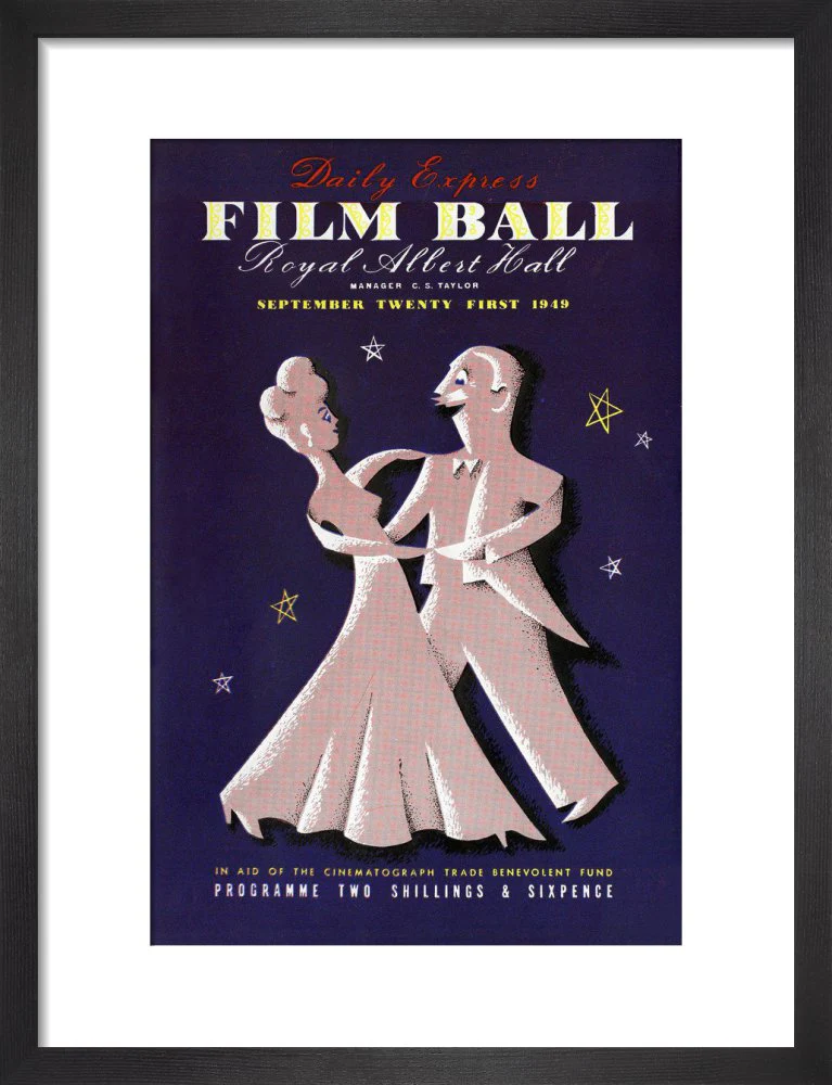 The Daily Express Film Ball, The Cinematograph Trade Benevolent Fund Art Print - Image 4
