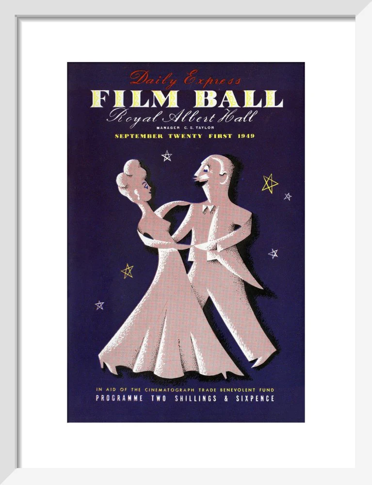 The Daily Express Film Ball, The Cinematograph Trade Benevolent Fund Art Print - Image 5