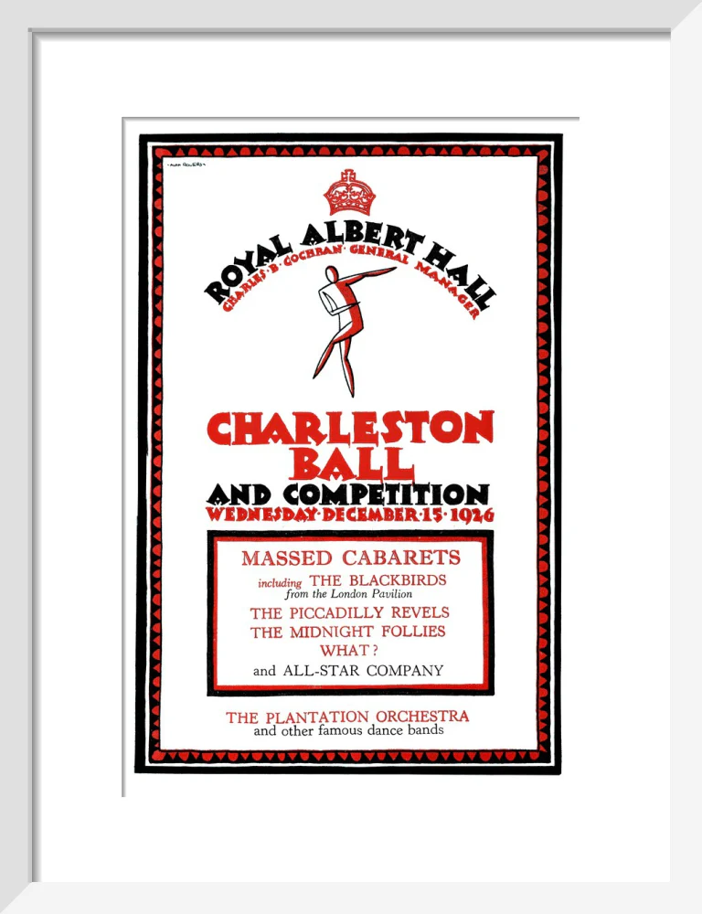 Charleston Ball and Competition Art Print - Image 24