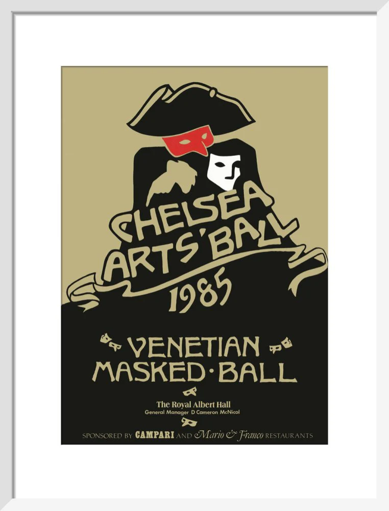 The Chelsea Arts Club Ball 'Venetian Masked Ball' Art Print - Image 10