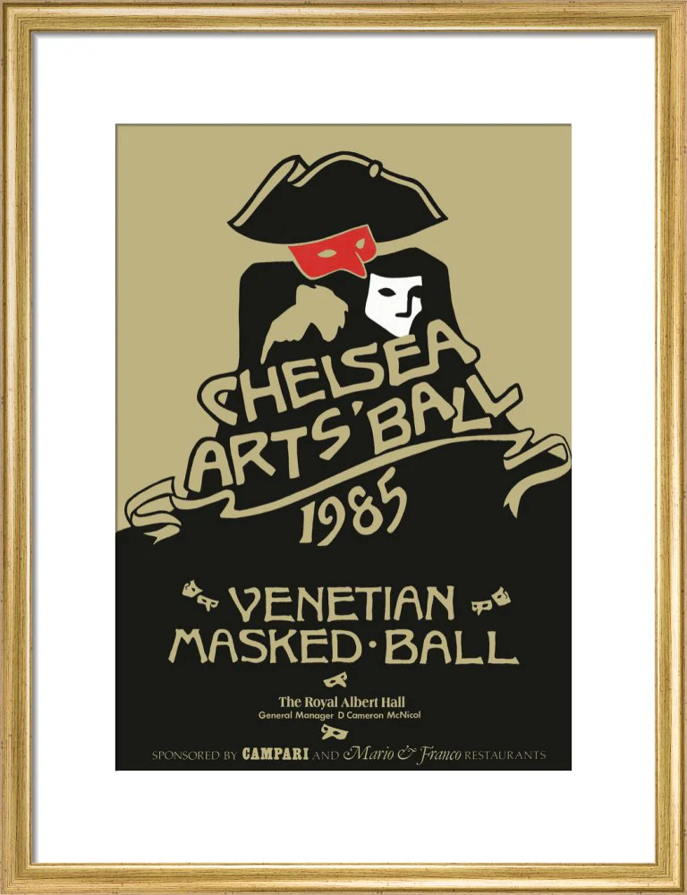 The Chelsea Arts Club Ball 'Venetian Masked Ball' Art Print - Image 11