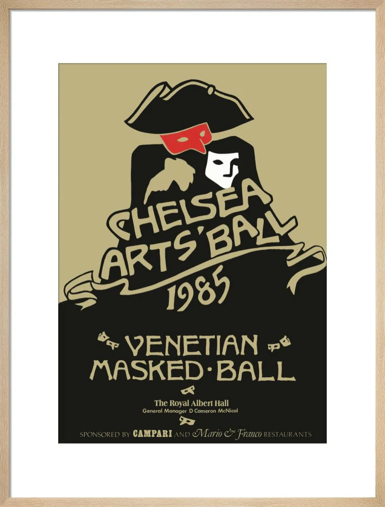 The Chelsea Arts Club Ball 'Venetian Masked Ball' Art Print - Image 17