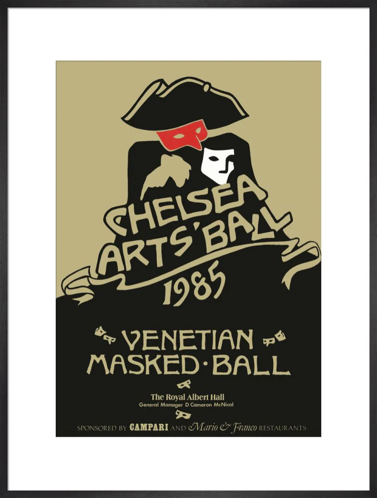 The Chelsea Arts Club Ball 'Venetian Masked Ball' Art Print - Image 19