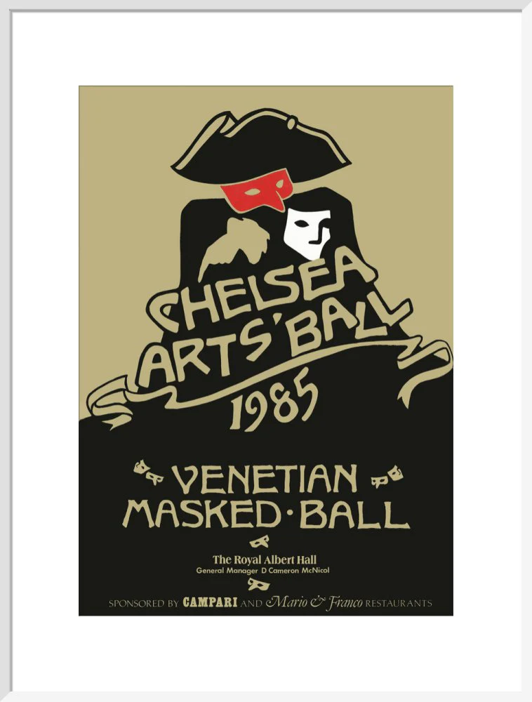 The Chelsea Arts Club Ball 'Venetian Masked Ball' Art Print - Image 20
