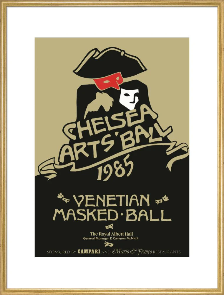 The Chelsea Arts Club Ball 'Venetian Masked Ball' Art Print - Image 21