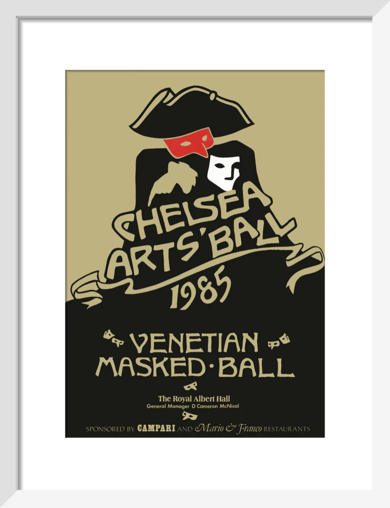 The Chelsea Arts Club Ball 'Venetian Masked Ball' Art Print - Image 24