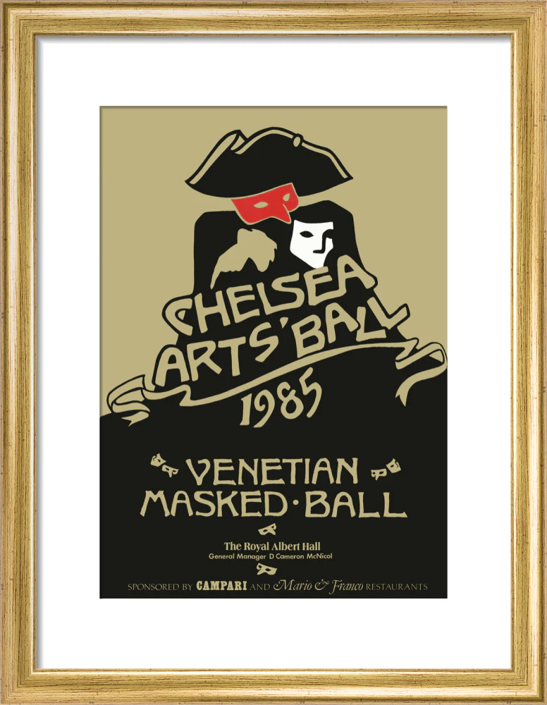 The Chelsea Arts Club Ball 'Venetian Masked Ball' Art Print - Image 25