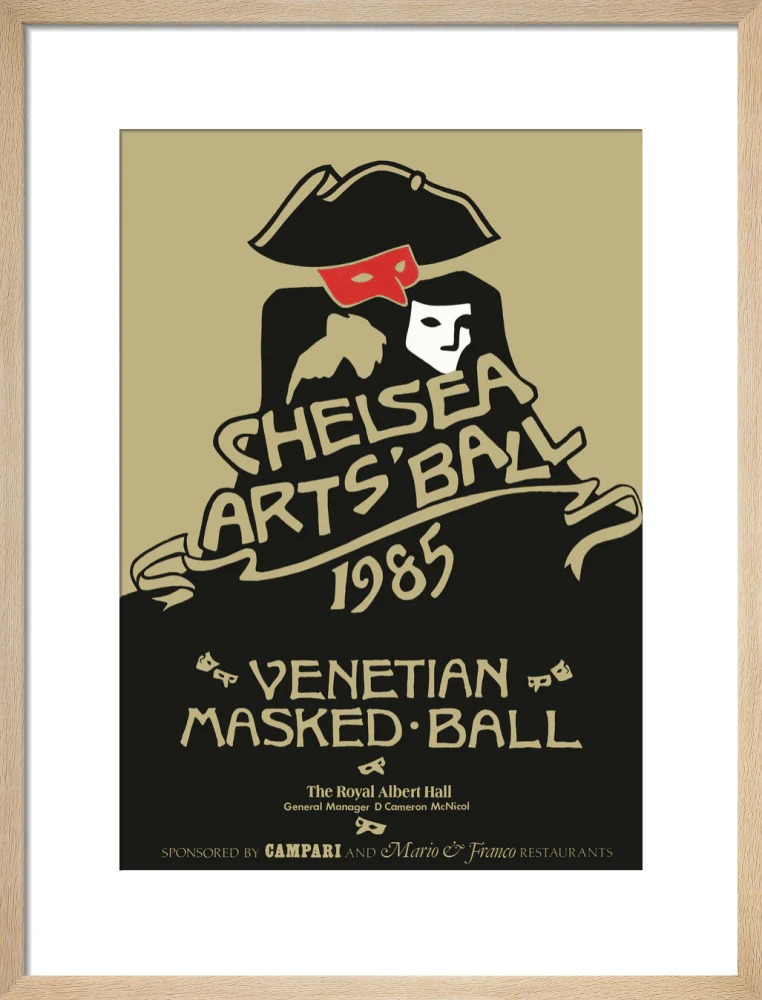 The Chelsea Arts Club Ball 'Venetian Masked Ball' Art Print - Image 31