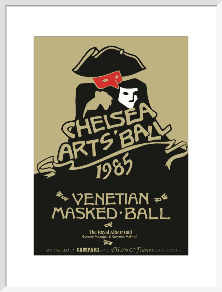 The Chelsea Arts Club Ball 'Venetian Masked Ball' Art Print - Image 34