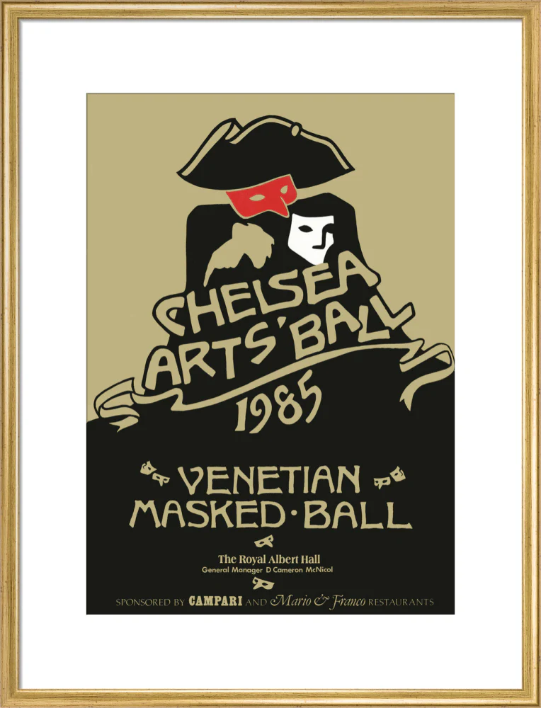 The Chelsea Arts Club Ball 'Venetian Masked Ball' Art Print - Image 35