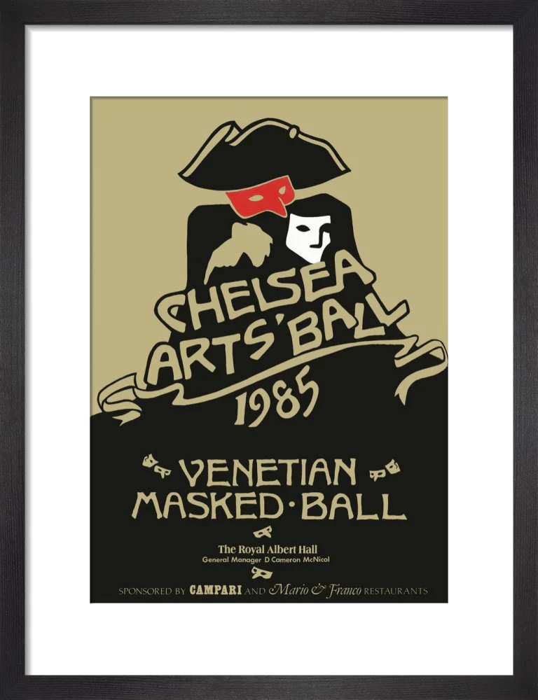 The Chelsea Arts Club Ball 'Venetian Masked Ball' Art Print - Image 4