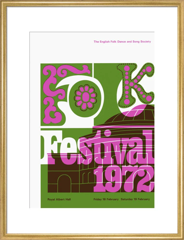 Folk Festival 1972 Art Print - Image 16