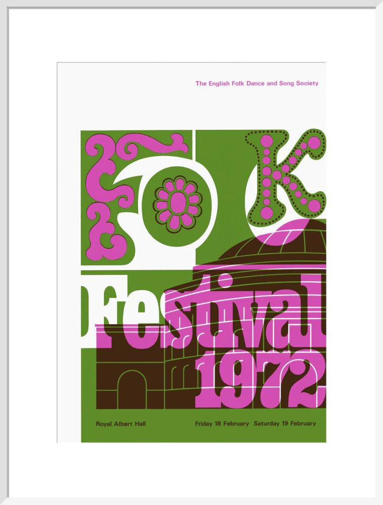 Folk Festival 1972 Art Print - Image 20