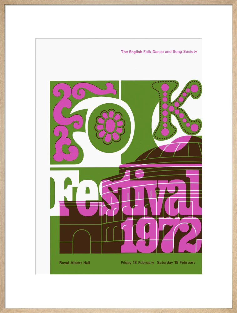 Folk Festival 1972 Art Print - Image 22