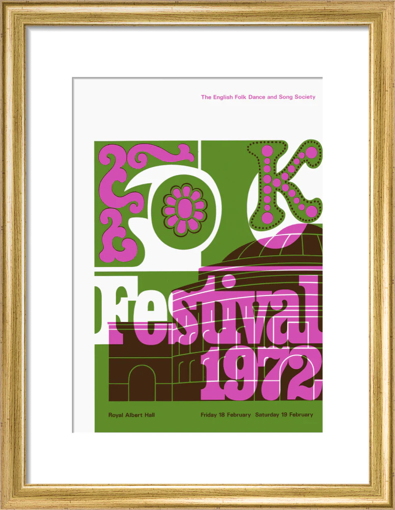 Folk Festival 1972 Art Print - Image 25