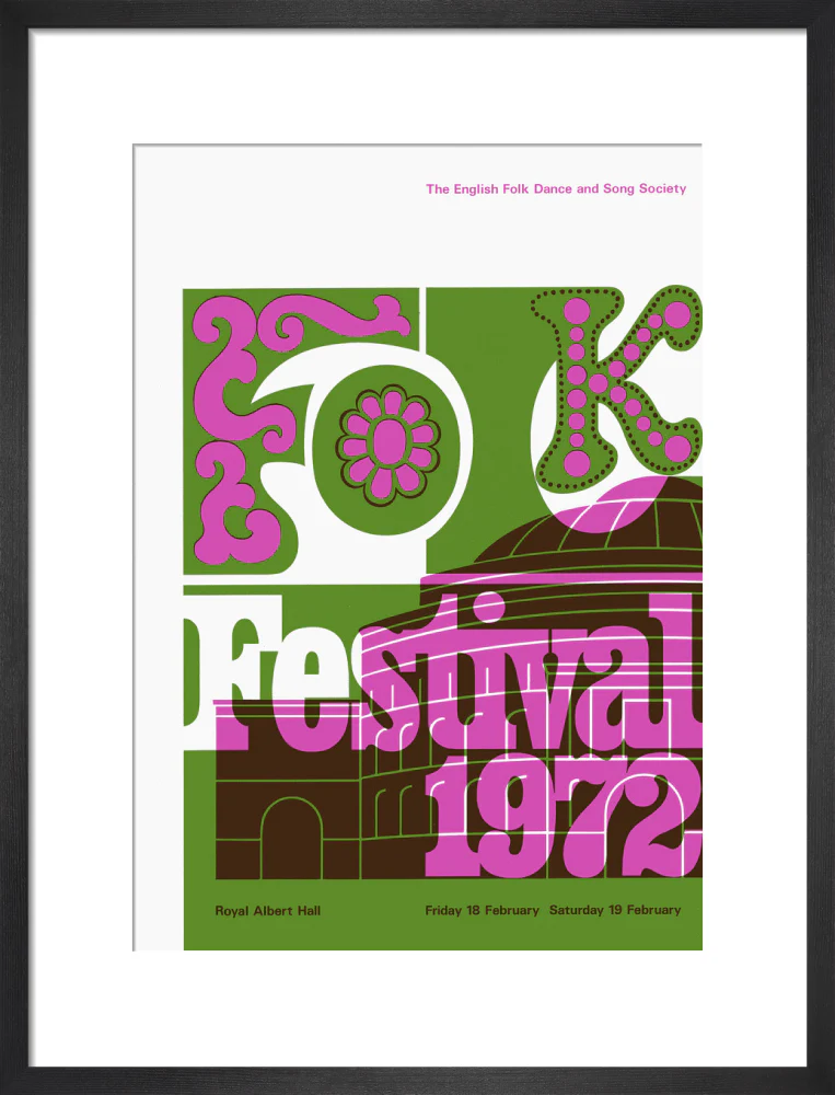 Folk Festival 1972 Art Print - Image 28