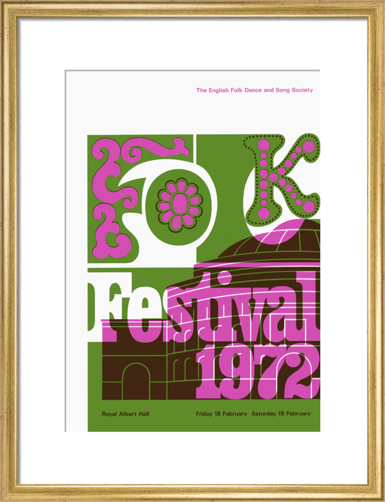 Folk Festival 1972 Art Print - Image 30