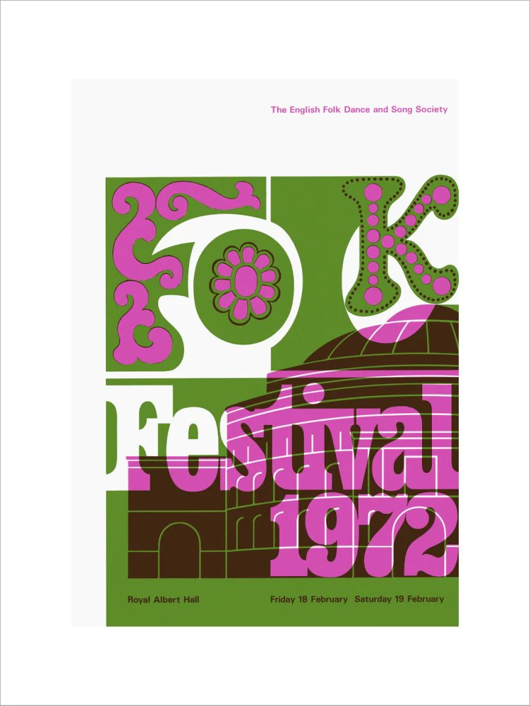 Folk Festival 1972 Art Print - Image 37
