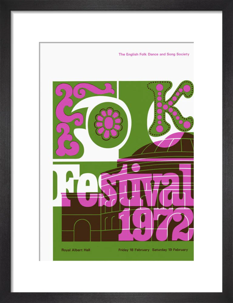 Folk Festival 1972 Art Print - Image 4