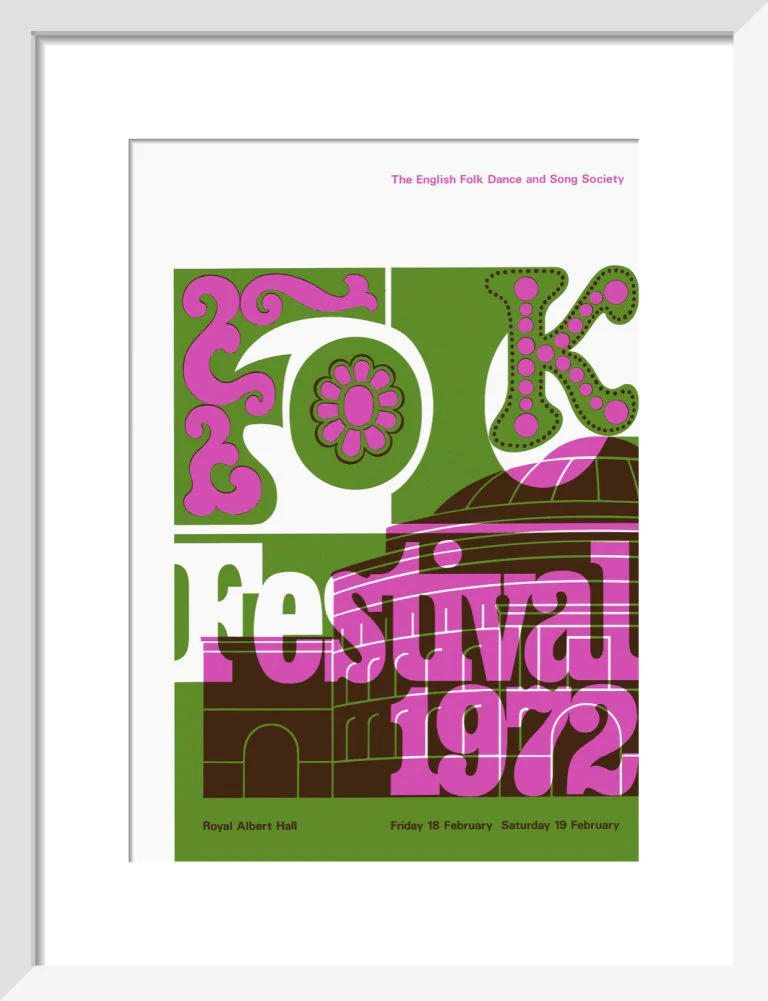 Folk Festival 1972 Art Print - Image 5