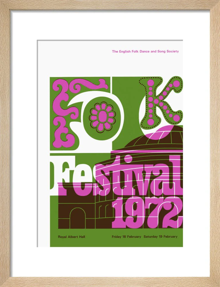 Folk Festival 1972 Art Print - Image 7