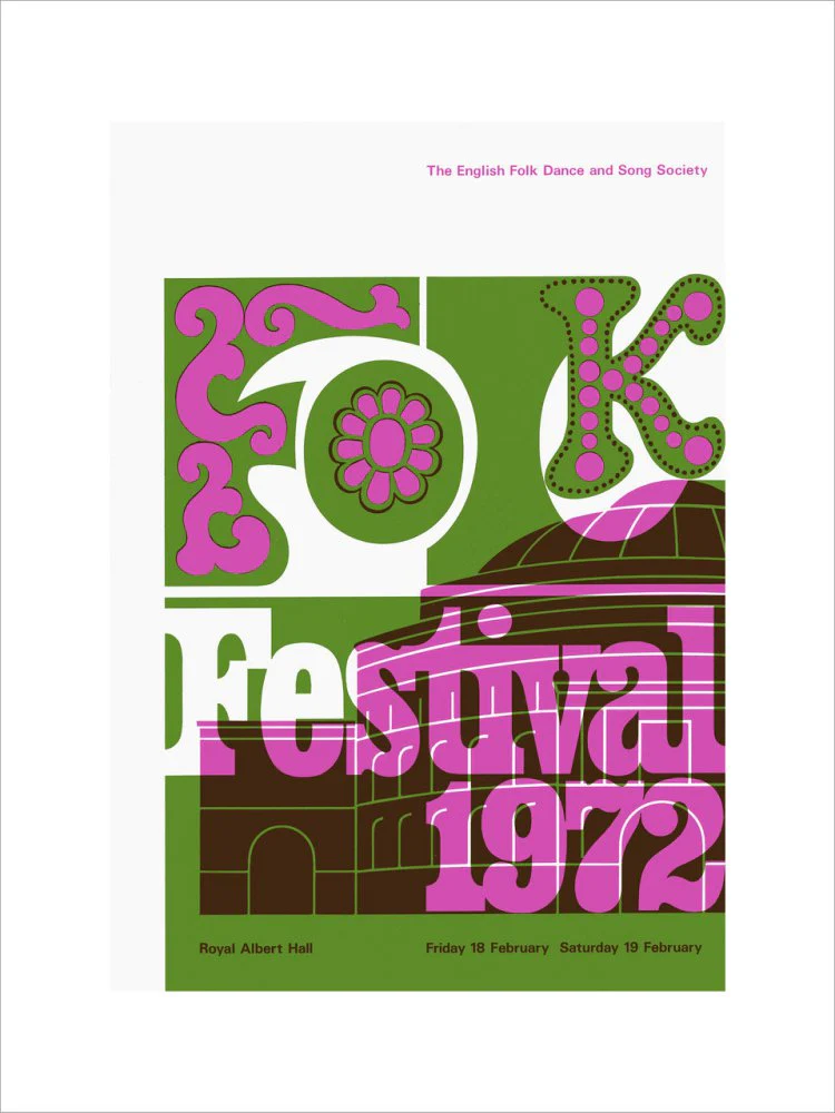 Folk Festival 1972 Art Print - Image 8