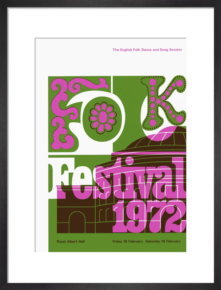Folk Festival 1972 Art Print - Image 9