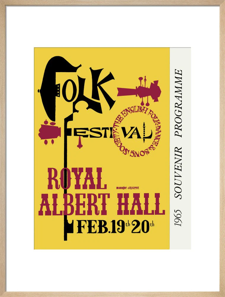 Folk Festival 1965 Art Print - Image 17