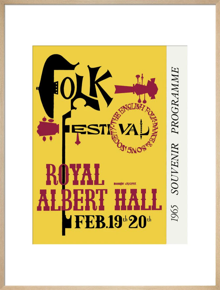 Folk Festival 1965 Art Print - Image 22