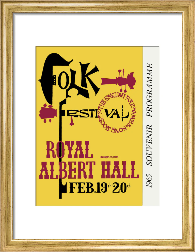 Folk Festival 1965 Art Print - Image 25