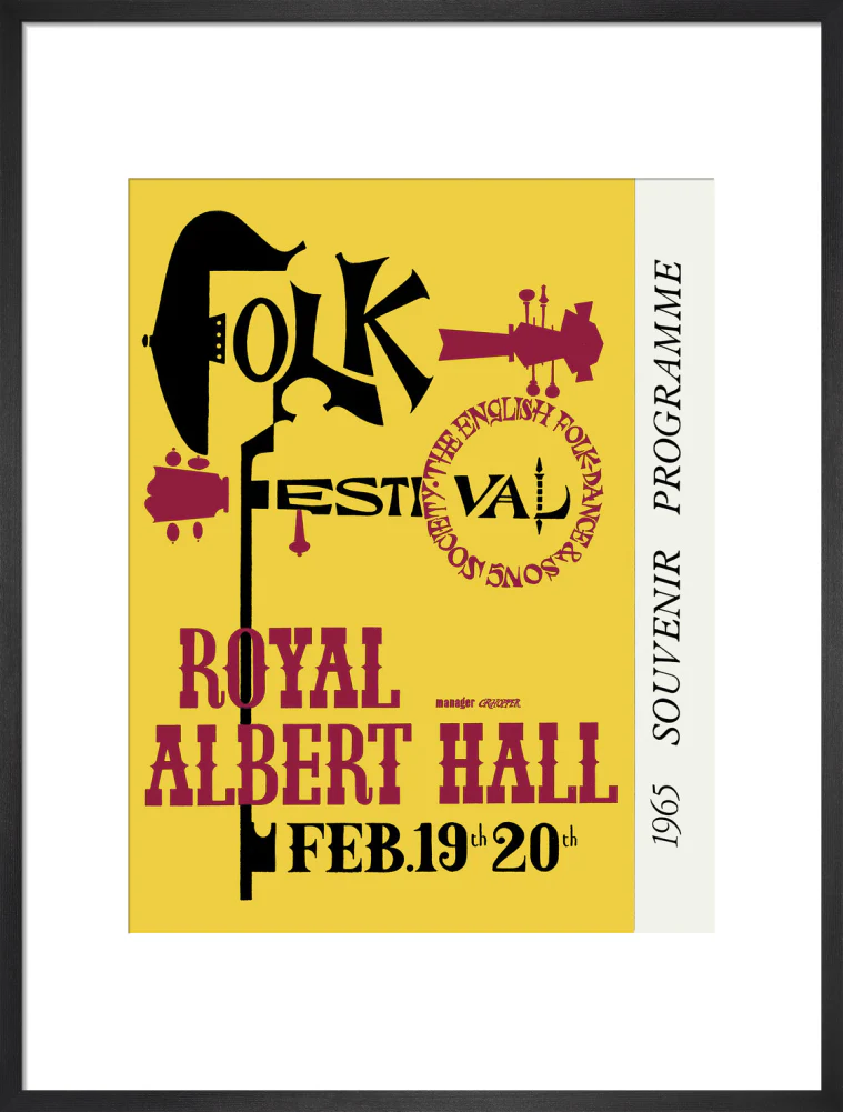 Folk Festival 1965 Art Print - Image 33
