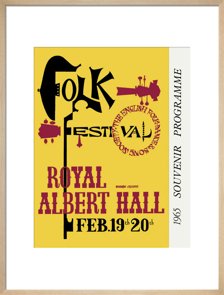 Folk Festival 1965 Art Print - Image 36