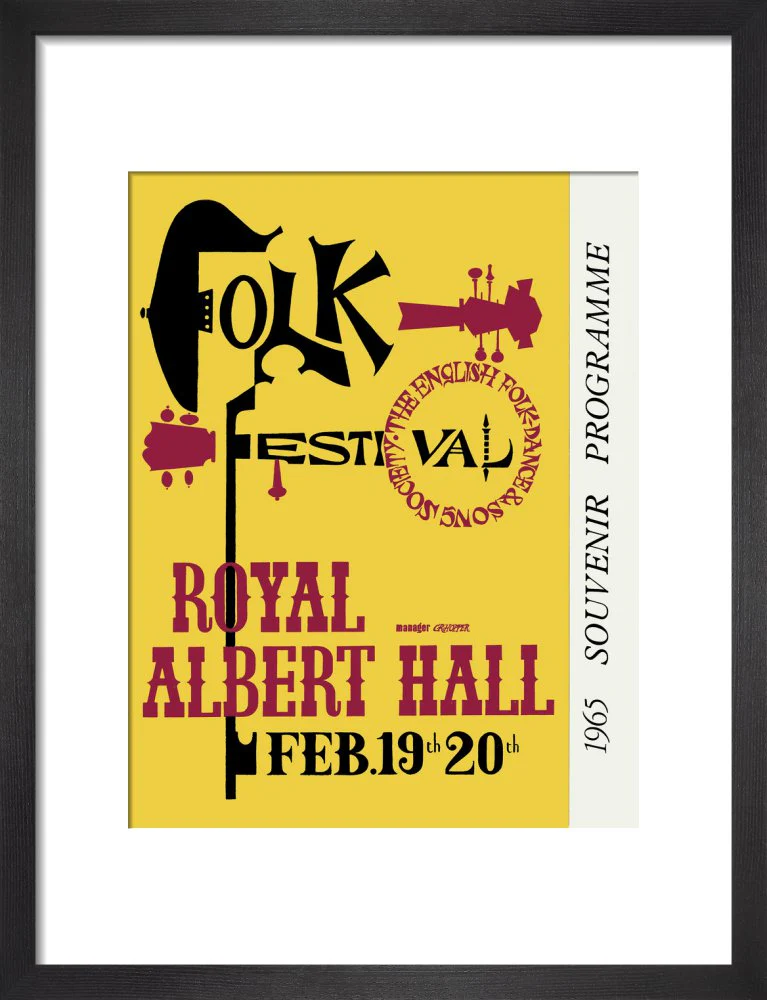 Folk Festival 1965 Art Print - Image 4