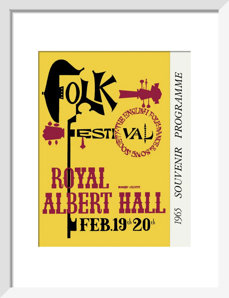 Folk Festival 1965 Art Print - Image 5