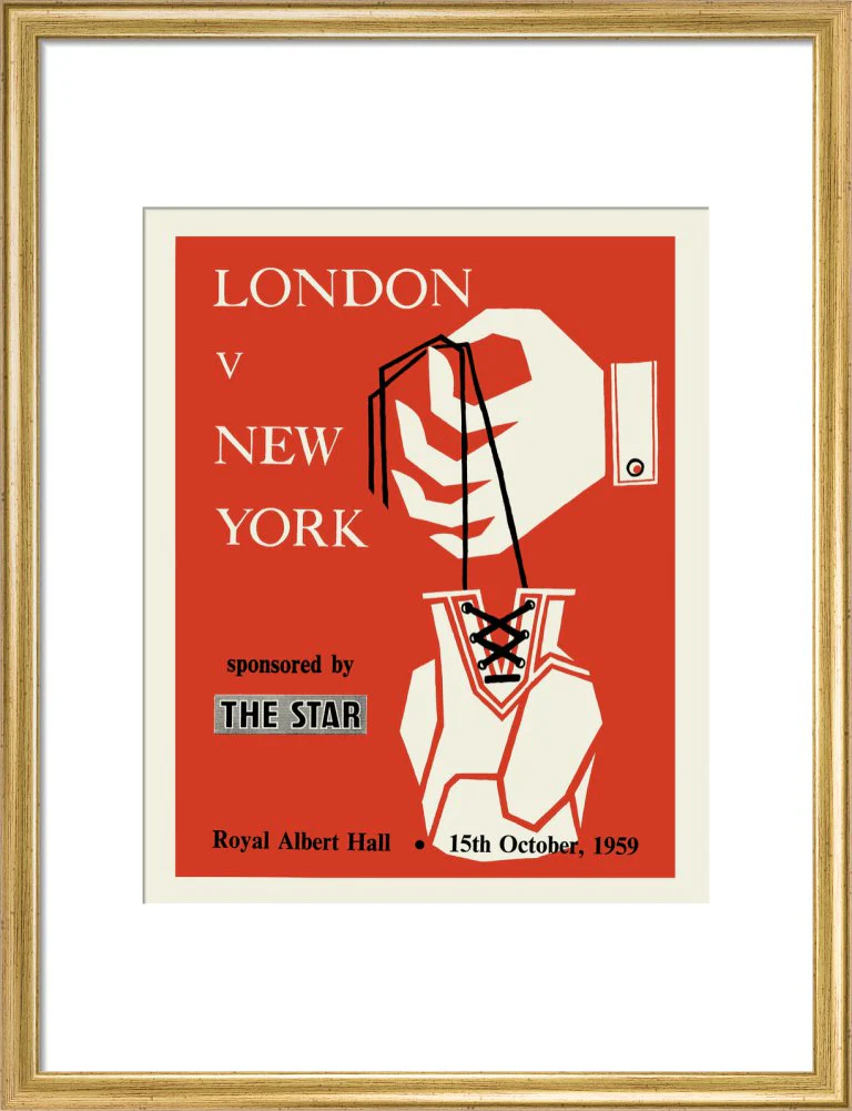 London v New York, London Amateur Boxing Association Art Print - Image 11