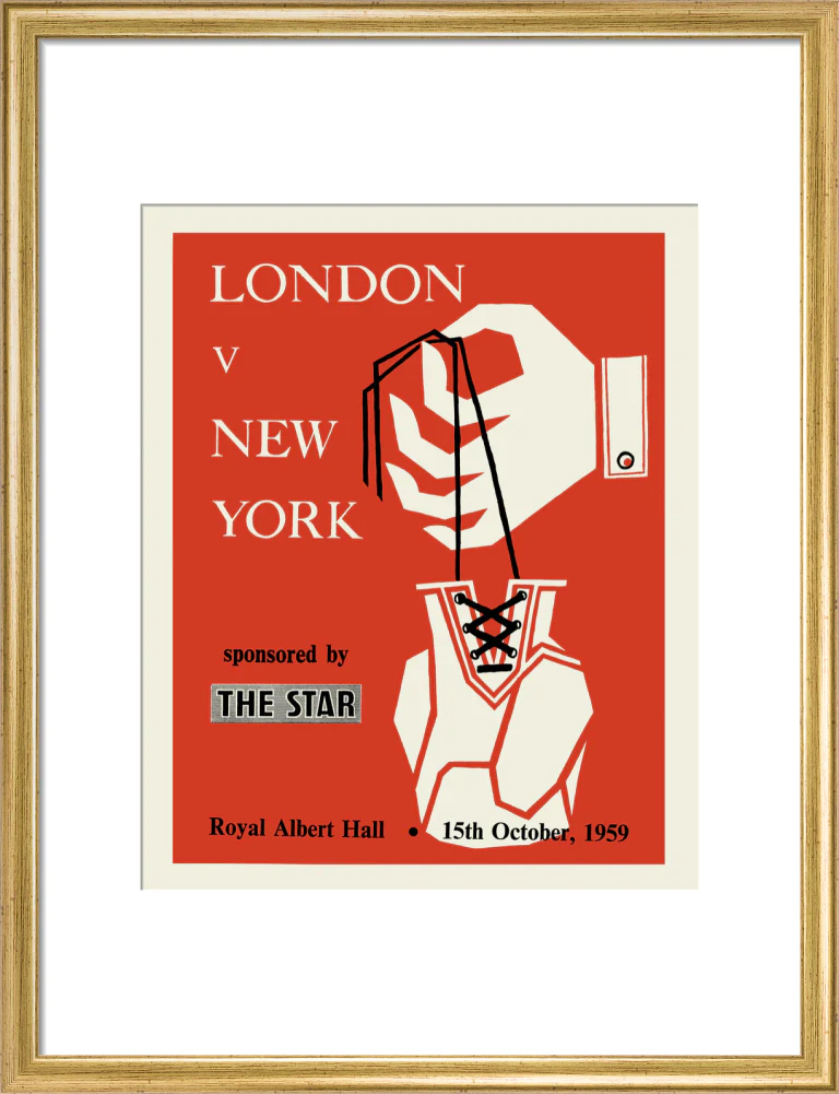London v New York, London Amateur Boxing Association Art Print - Image 30