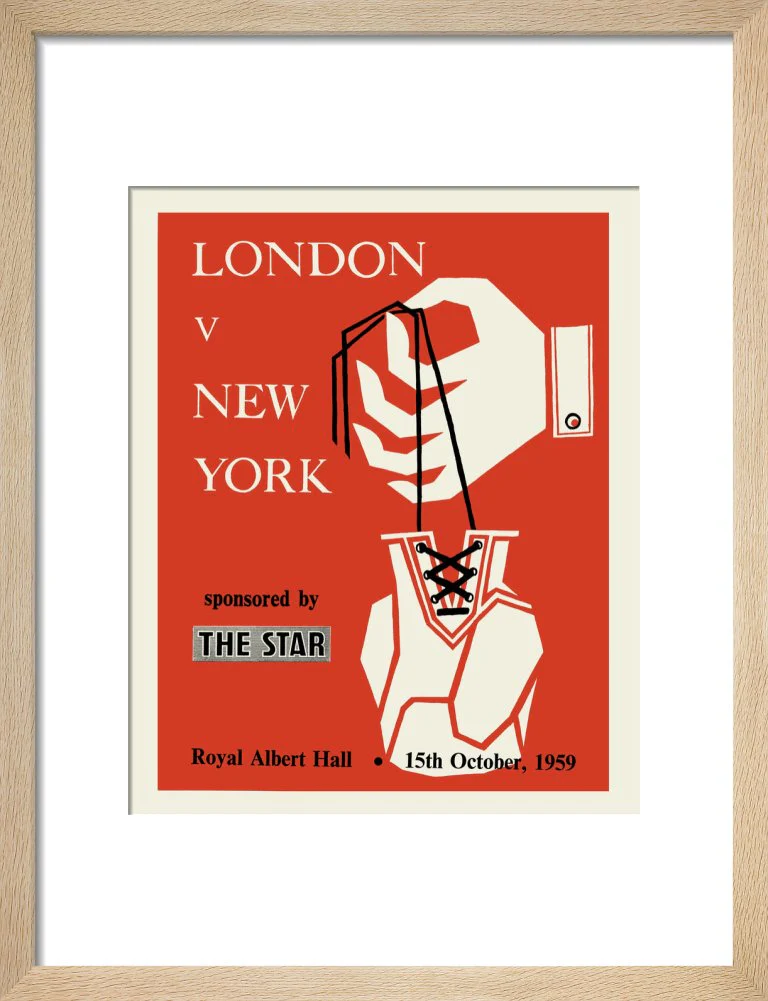 London v New York, London Amateur Boxing Association Art Print - Image 7