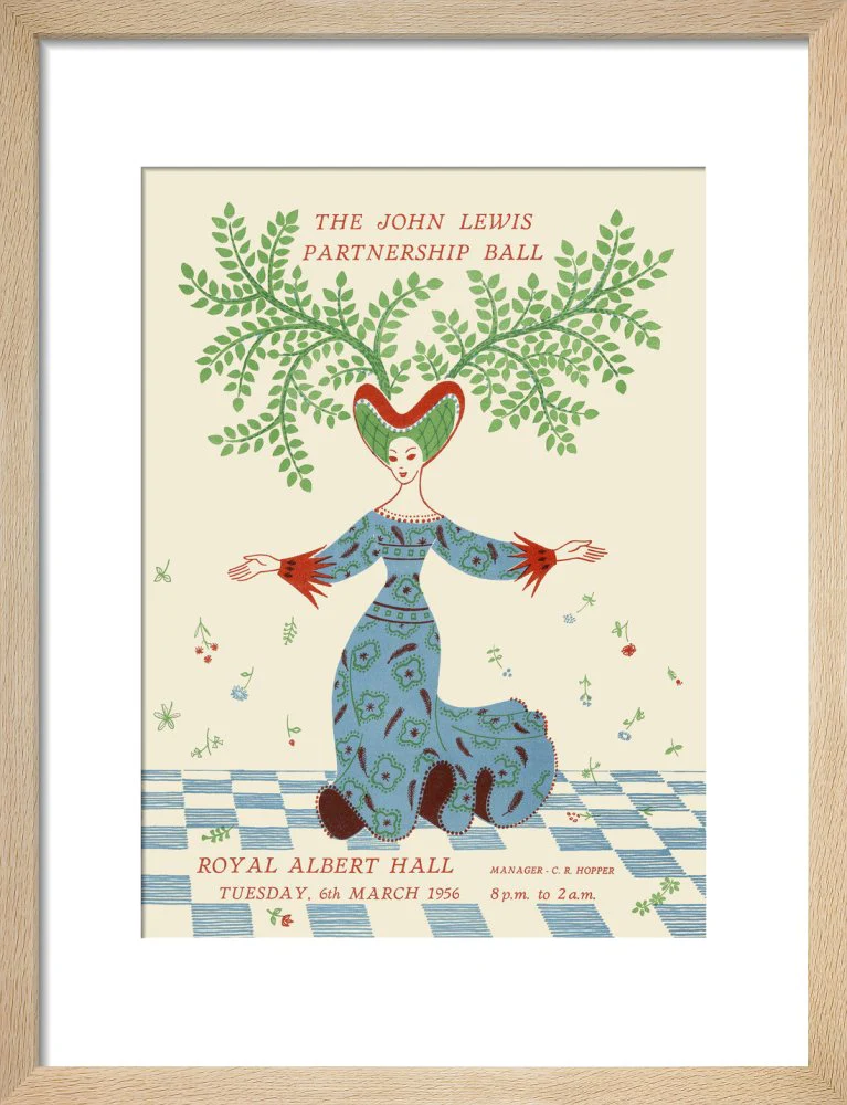 John Lewis Partnership Ball Art Print - Image 7