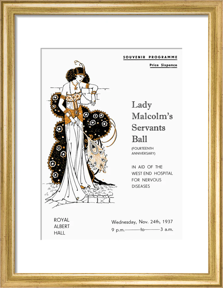 Lady Malcolm's Servants' Ball (Fourteenth Anniversary) Art Print - Image 25