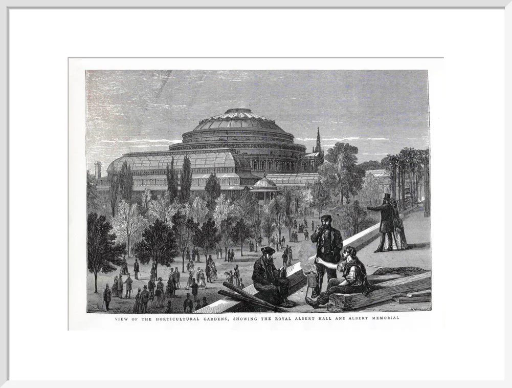 Exterior of the Royal Albert Hall from the Royal Horticultural Society Gardens Art Print - Image 20